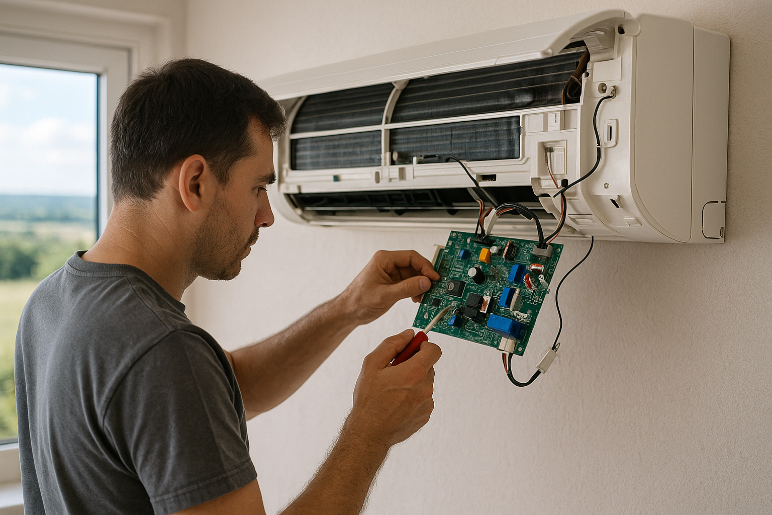 AC PCB board diagnostics