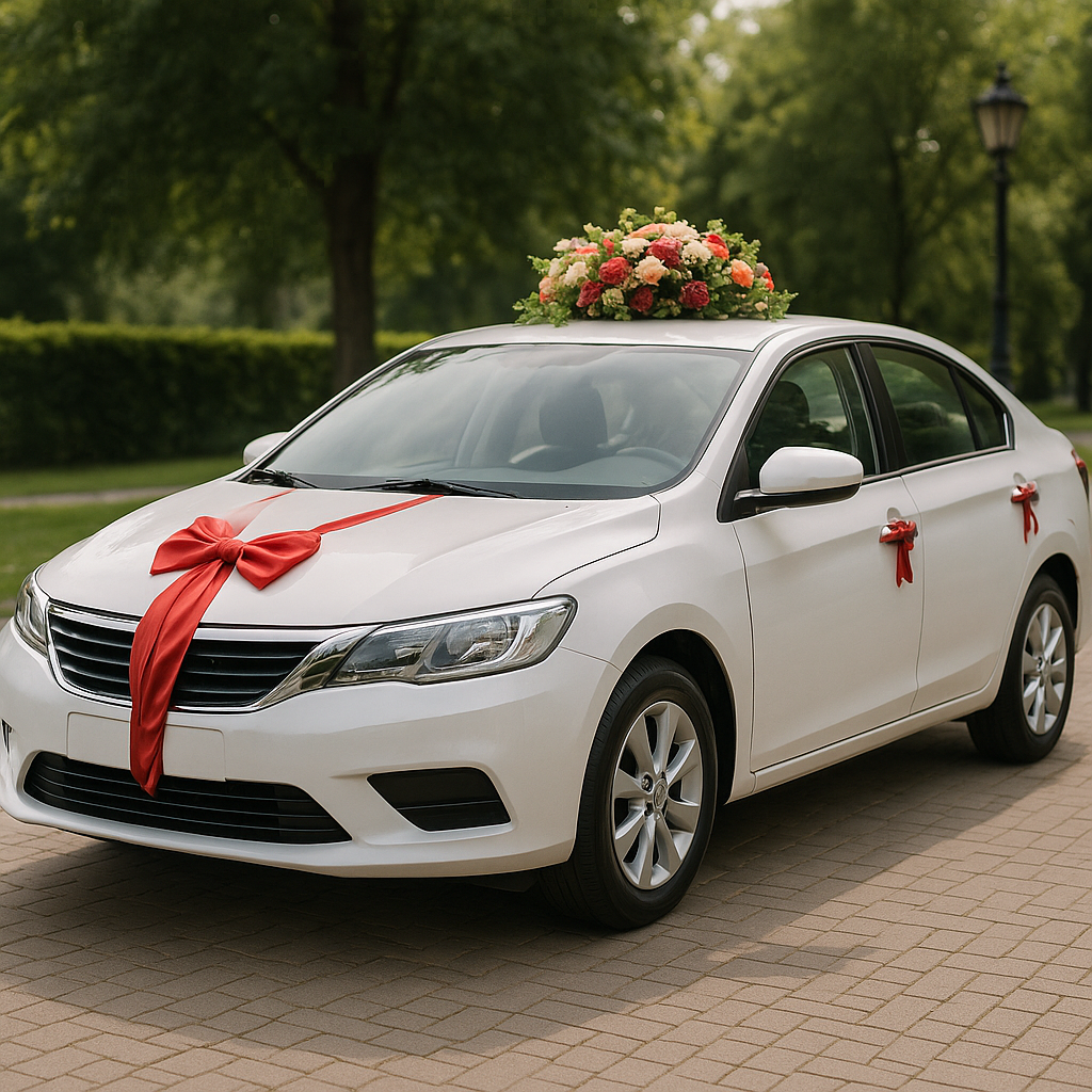 Wedding car decoration and corporate fleet