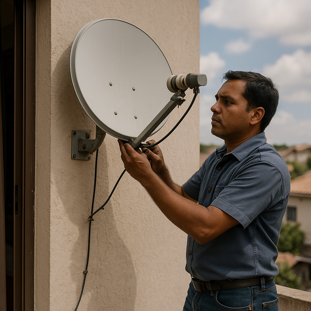 Dish relocation uninstall and reinstall