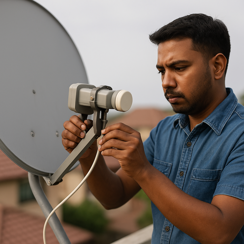 LNB and dish replacement service