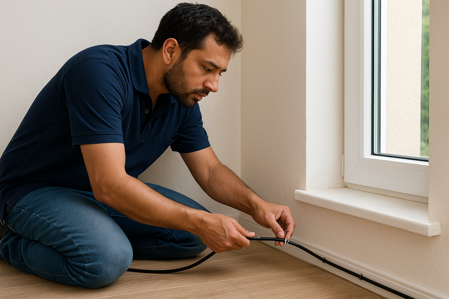 Co-axial cable routing and connectors