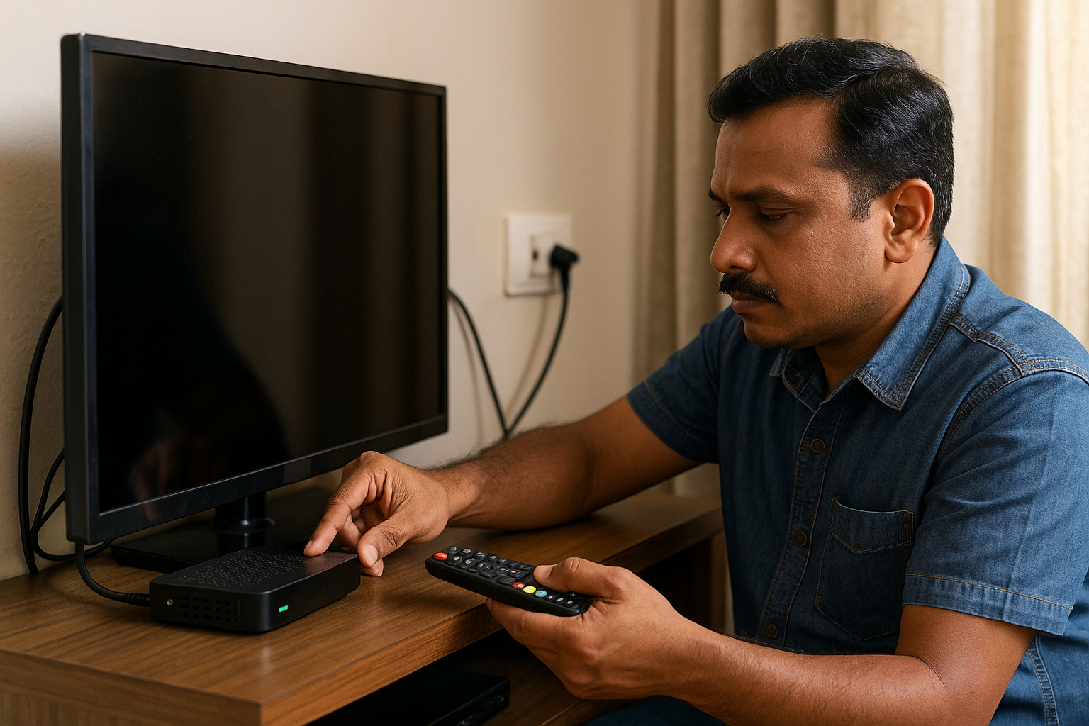 Set-top box remote pairing and packs selection