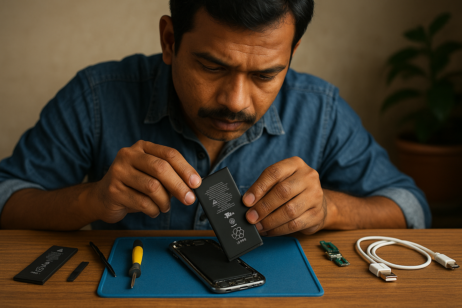 Battery replacement and charging port repair