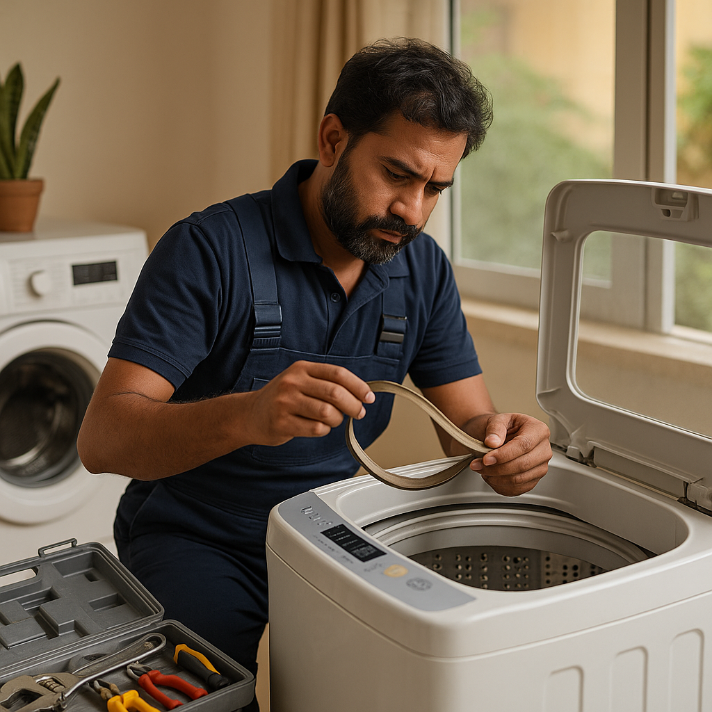 Spin motor belt and bearing replacement